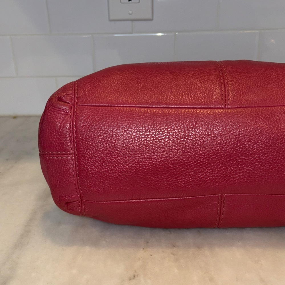 Coach Bag Purse Handbag Leather Large Lexy Pink Pebbled Shoulder Bag Pocketbook - Picture 10 of 17